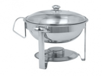 R�chaud Redondo Tampa de Vidro Gde